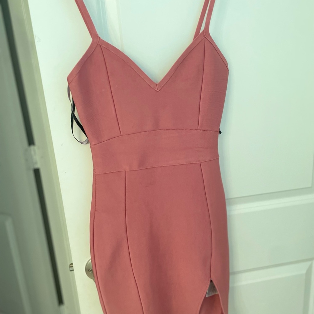 Bandage dress pink